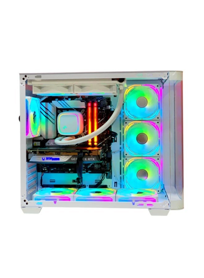 EMARAT GAMERS Gaming PC Intel Core i7-14700F, Palit RTX 5060 Dual 8GB OC White, 16GB DDR5 6000MHz White, 1TB NVMe SSD, DeepCool AG400, 750W Gold PSU, Tortox Curvo V2 White Case white - Image 3